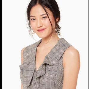 Ruffle collar body con midi dress